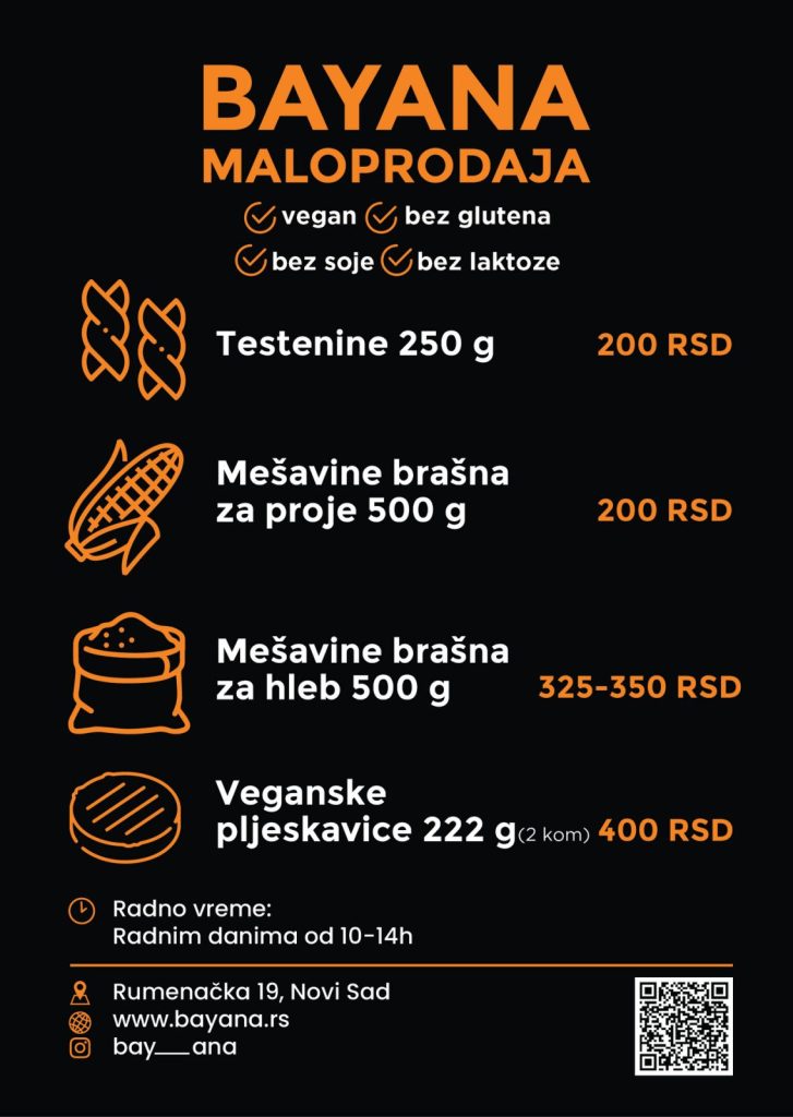 Bayana Food - Zdrava hrana bez glutena i vegan