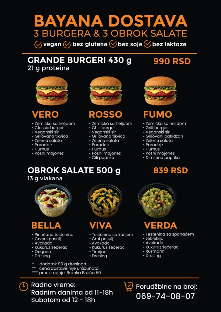 Bayana Food - Zdrava hrana bez glutena i vegan