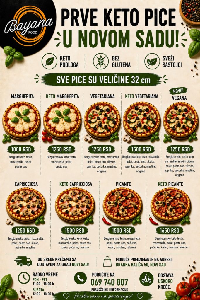 Bayana Food - Zdrava hrana bez glutena i vegan